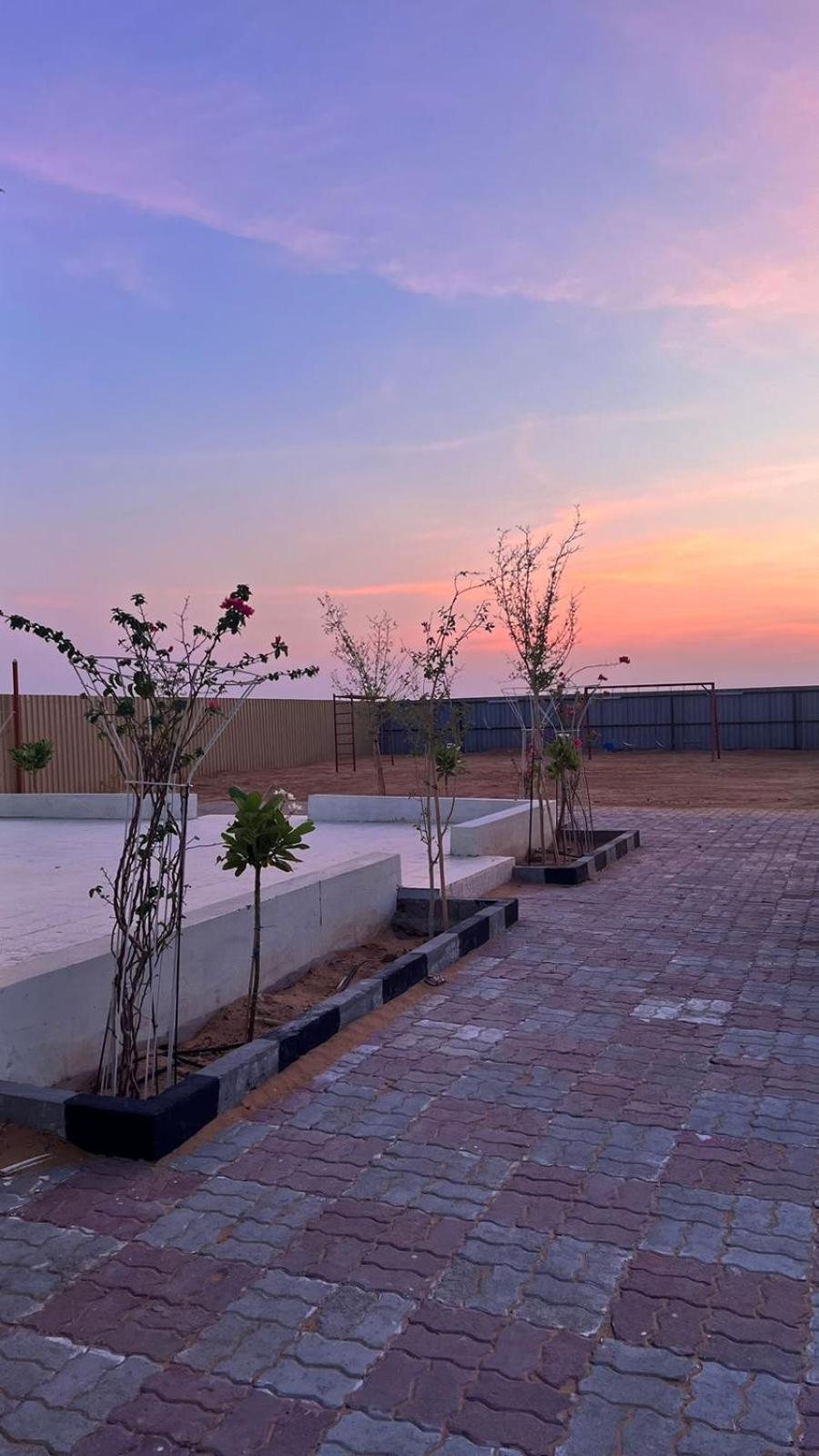 استراحة العزبة Villa Abu Dhabi Buitenkant foto